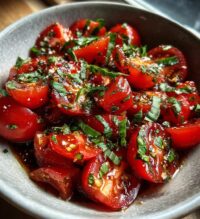 tomato garlic salad