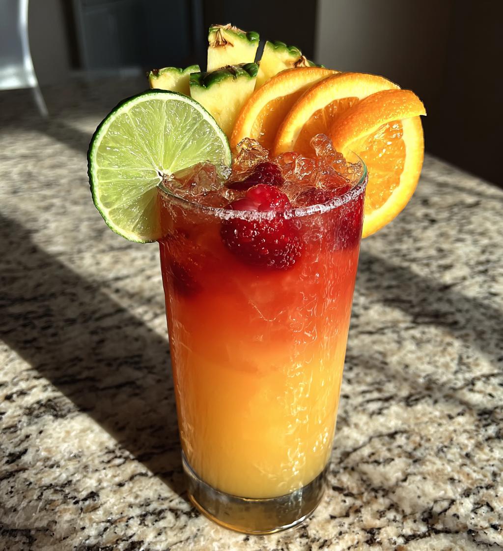 tropical fruit punch - detail 1