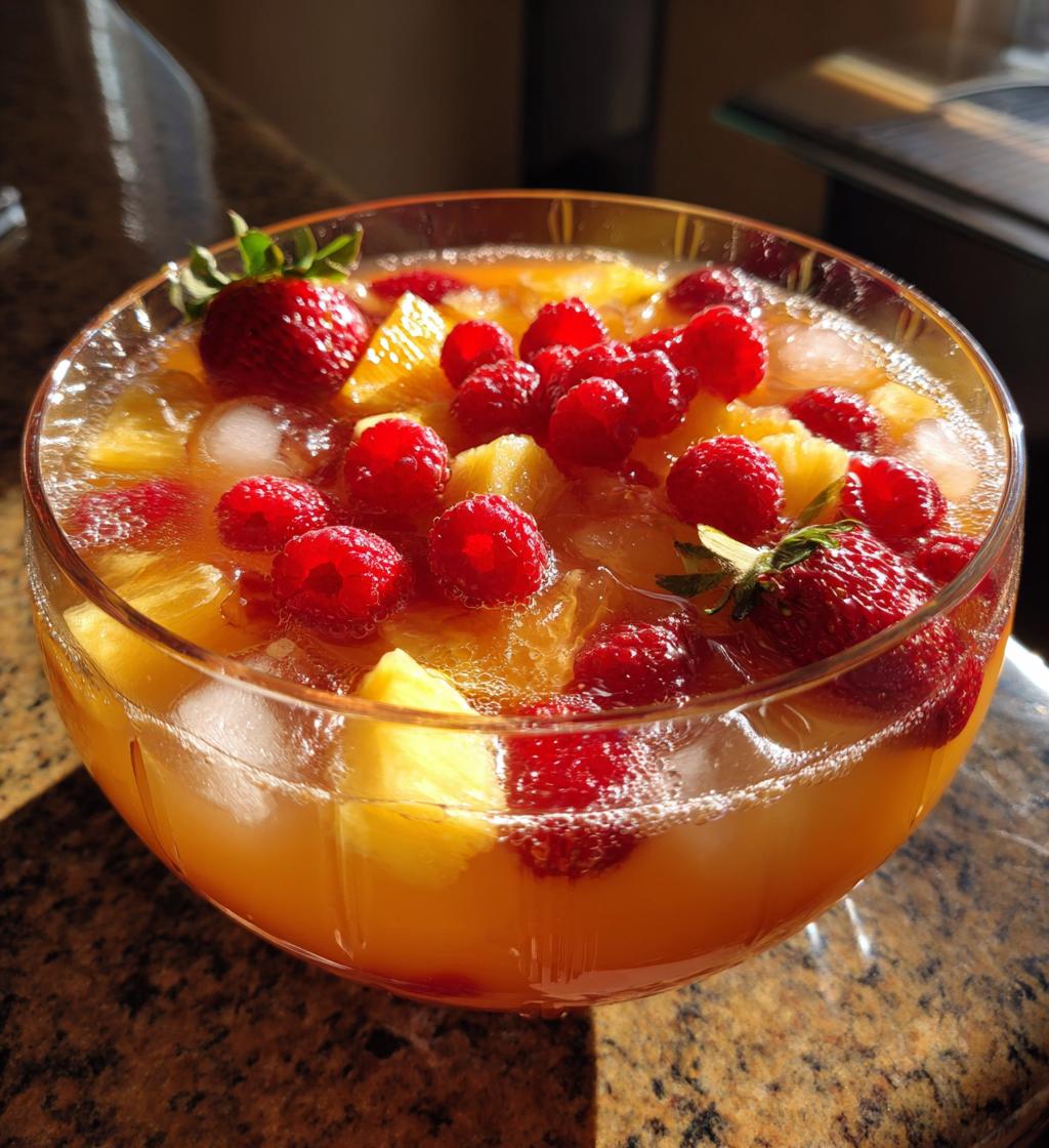valentine party punch recipe - detail 1