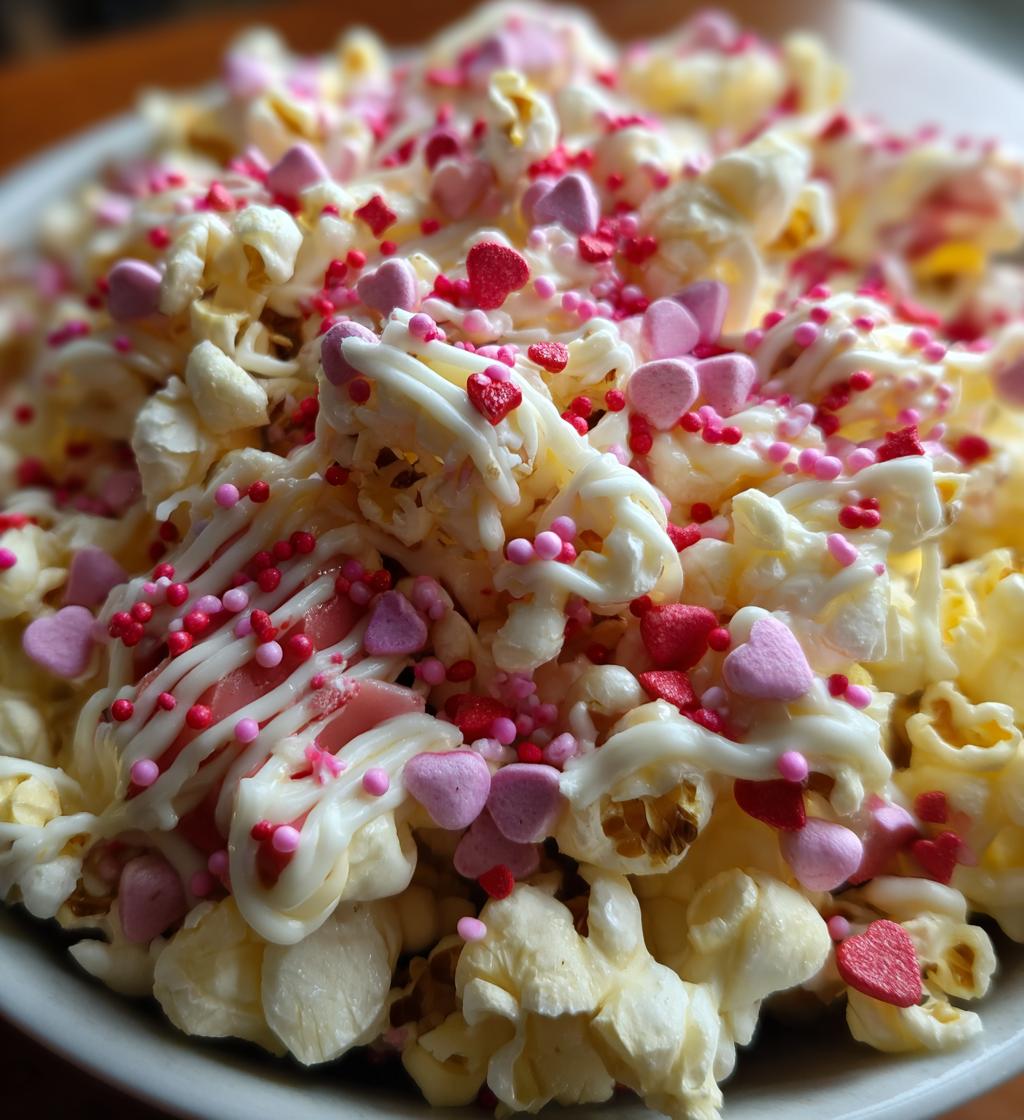 valentine popcorn - detail 1