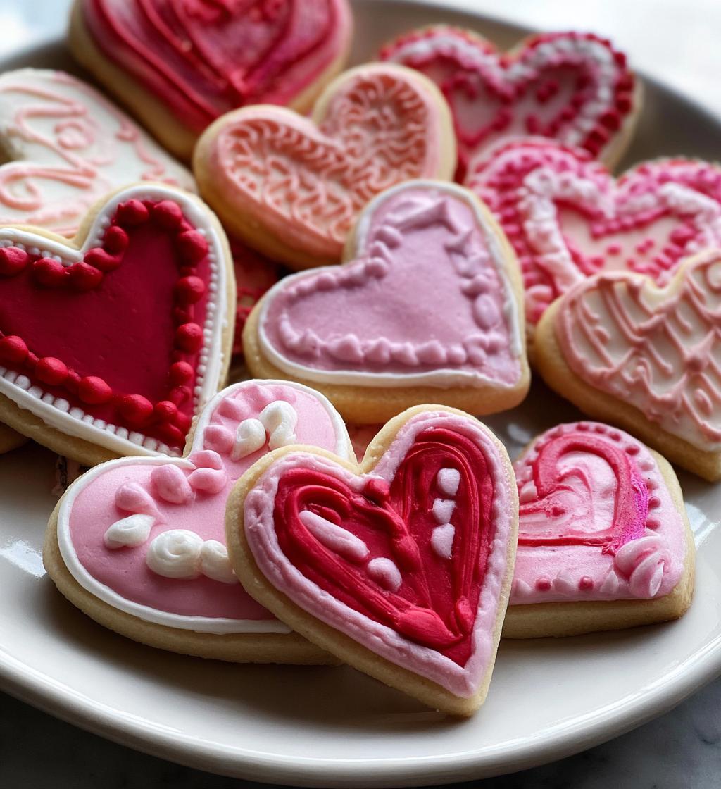 valentines day cookies recipe - detail 1