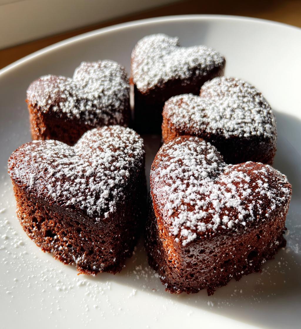 valentines mini heart cakes recipe