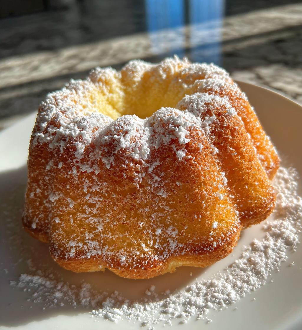 vanilla bean mini bundt cakes