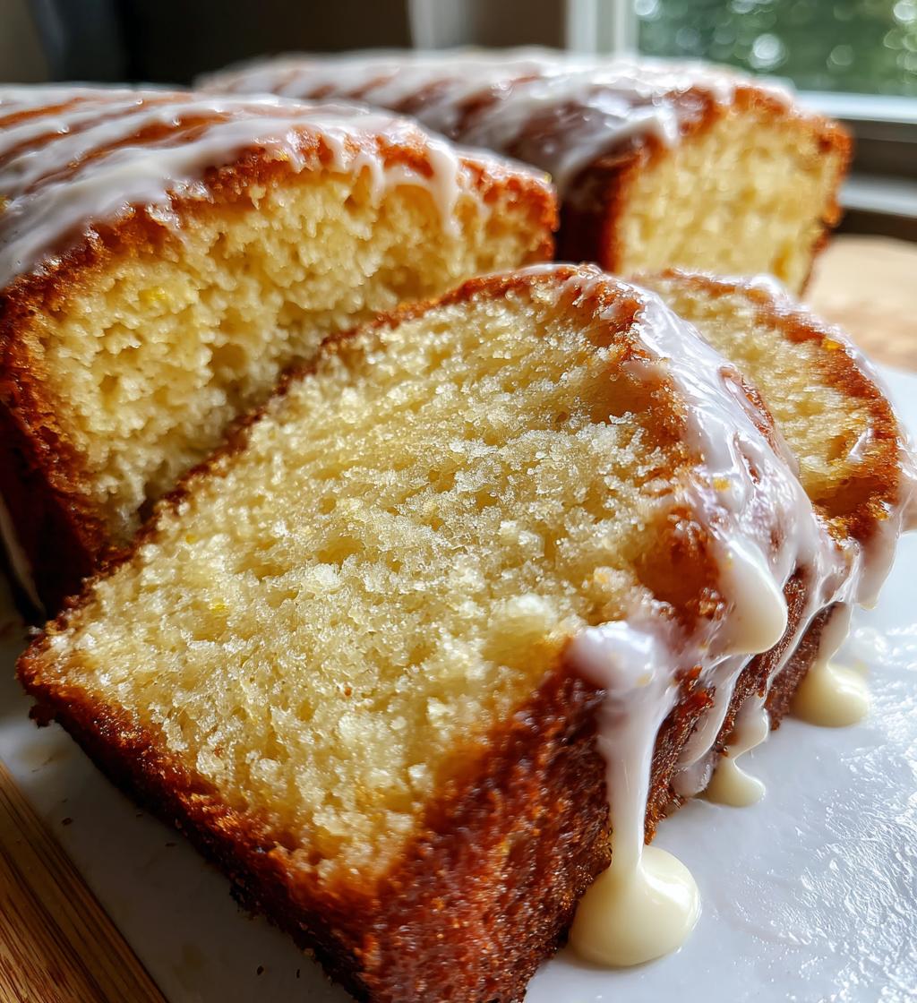 vanilla buttermilk pound cake with cream cheese glaze