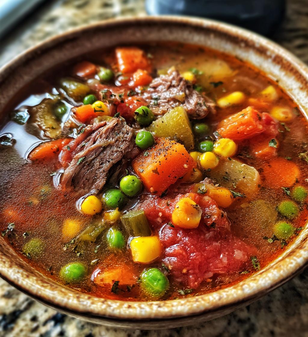 vegetable beef soup