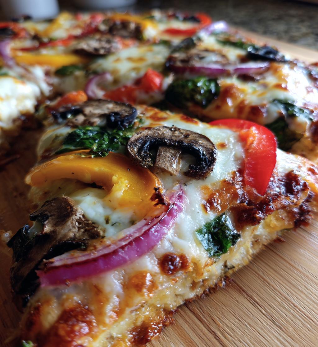 veggie pizza - detail 1