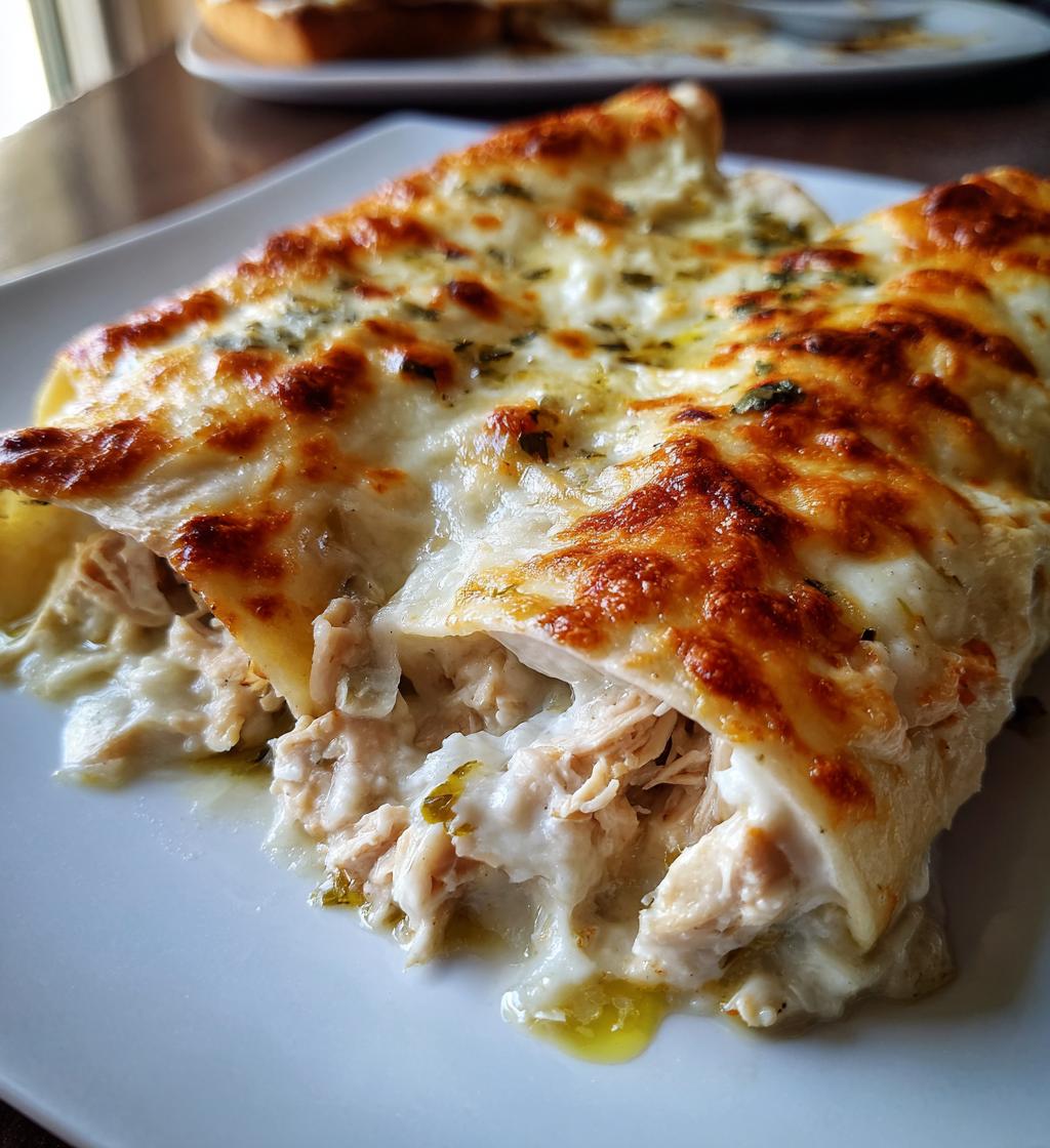 white chicken enchiladas recipe - detail 1