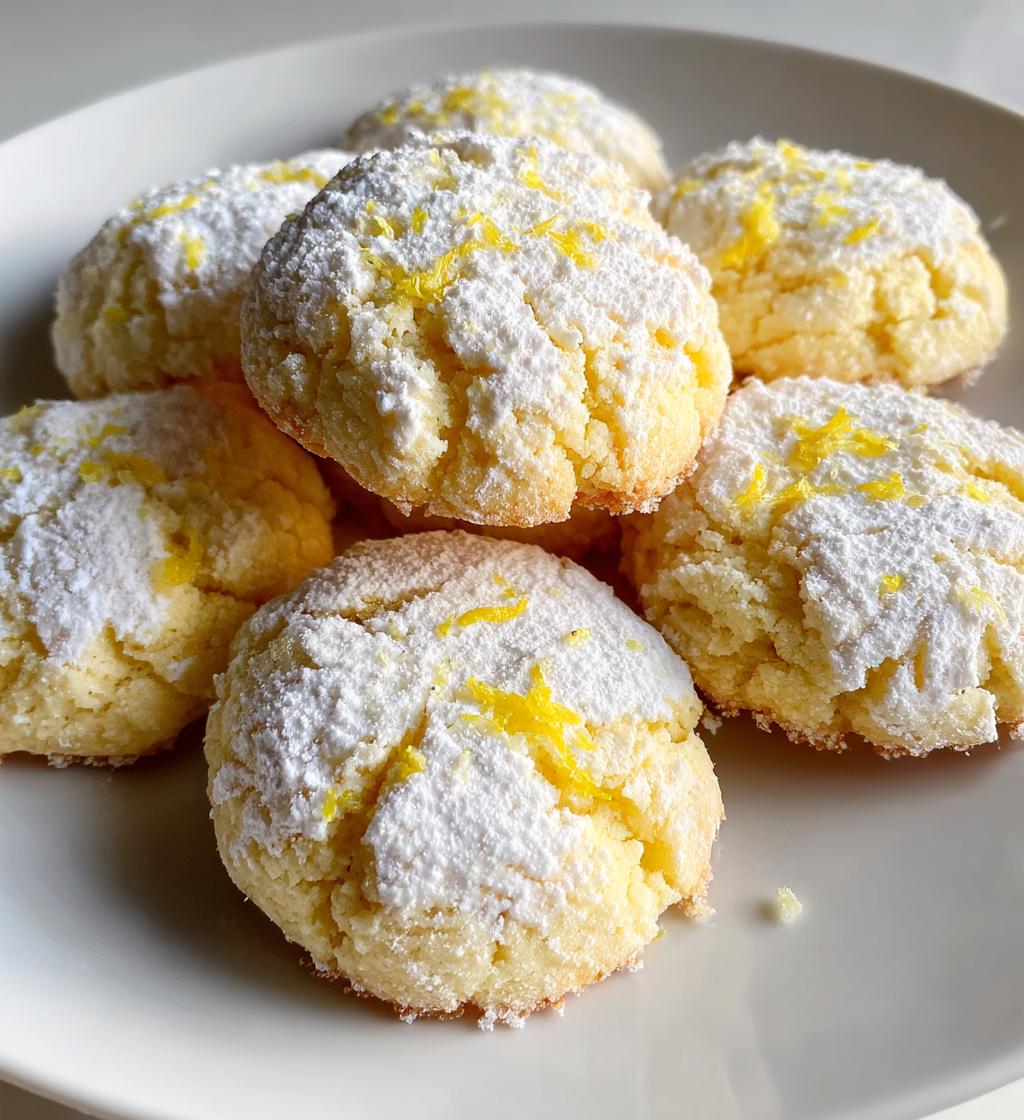 zesty lemon meltaway cookies - detail 1