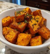 air fryer sweet potato cubes recipe