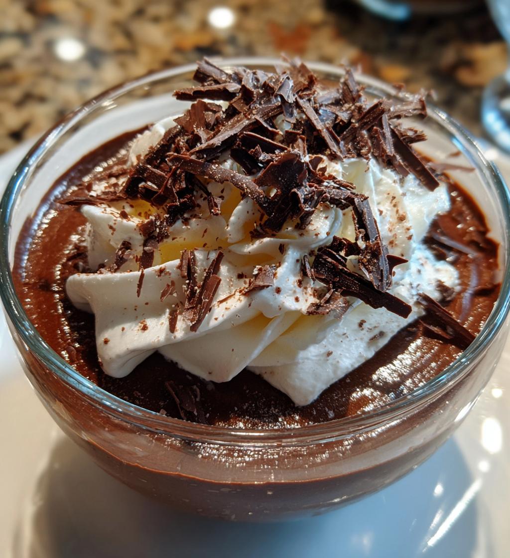 baileys irish cream chocolate pudding - detail 1