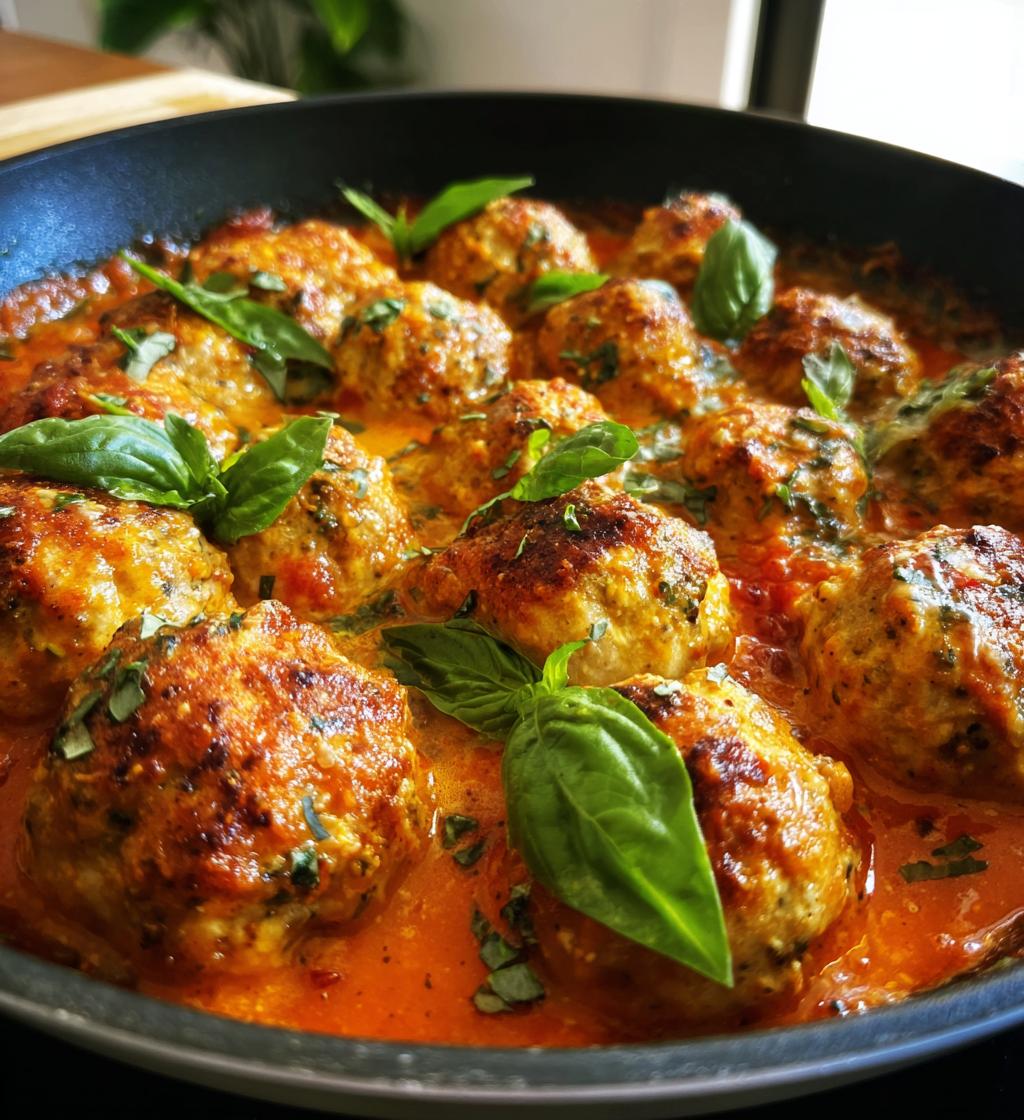 baked chicken ricotta meatballs recipe
