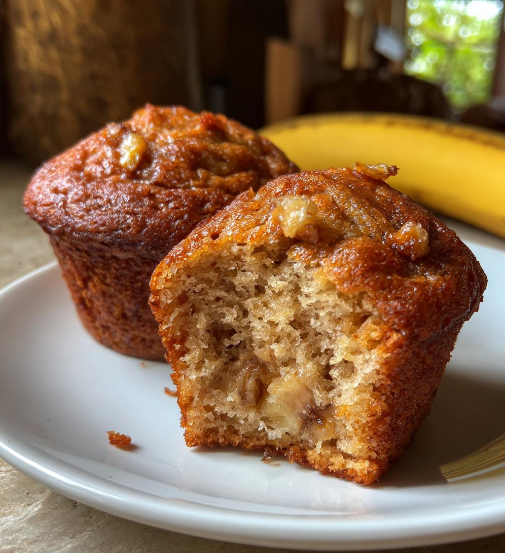 banana bread muffins recipe