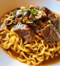 beef and noodles