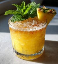 bourbon pineapple smash