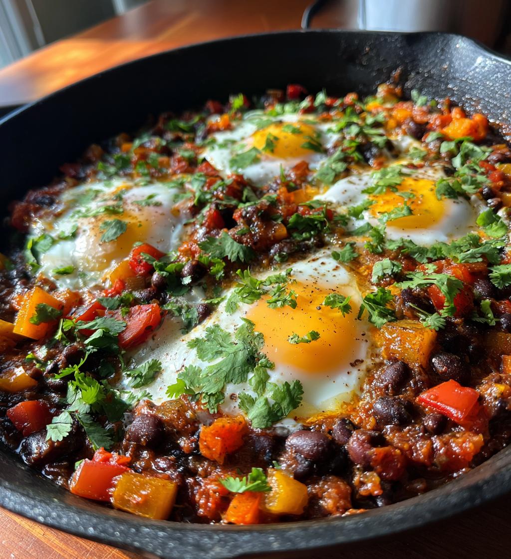breakfast chili and eggs