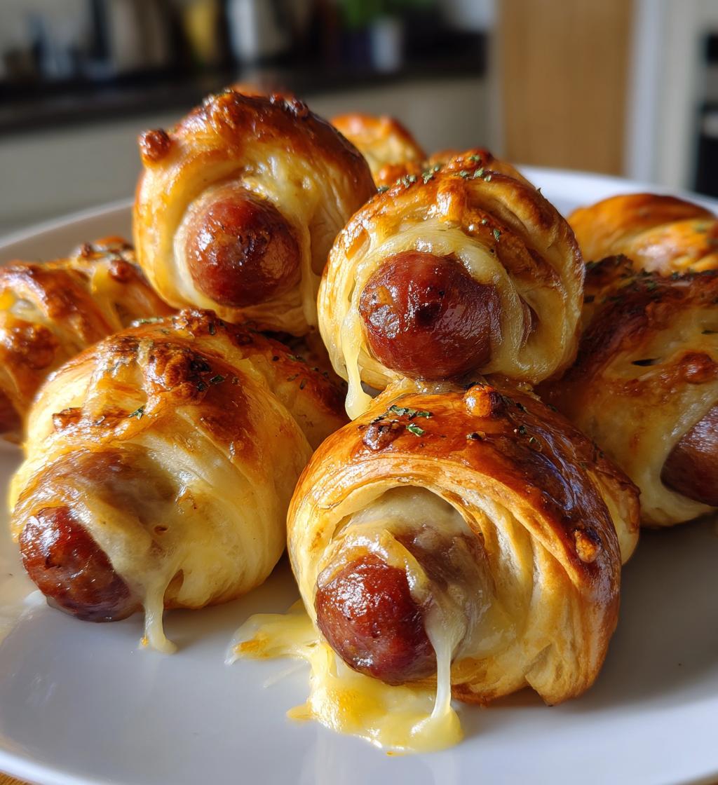 breakfast pigs in a blanket - detail 1