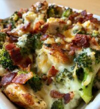 broccoli bacon cheddar chicken