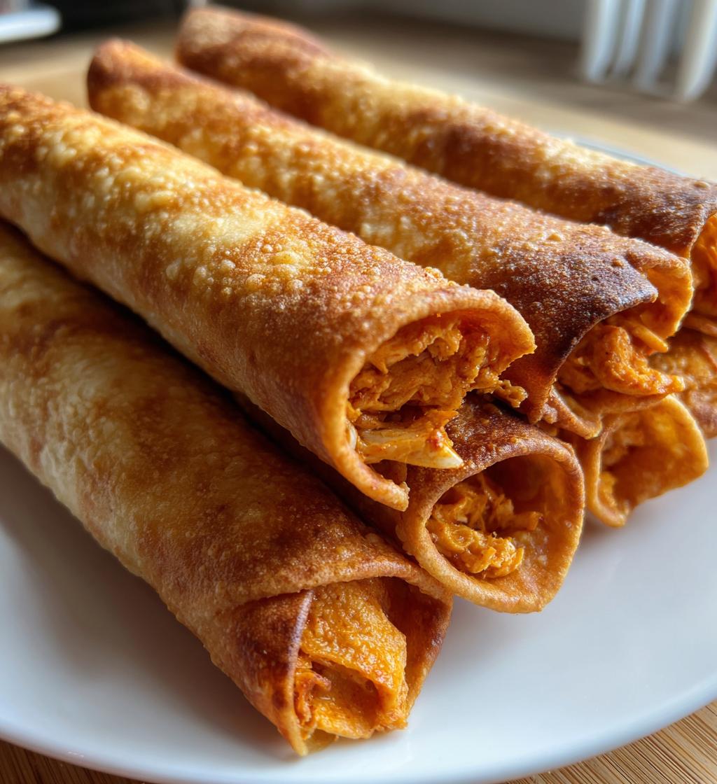 buffalo chicken taquitos - detail 1
