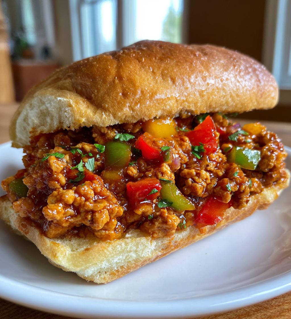 cajun chicken sloppy joes - detail 1