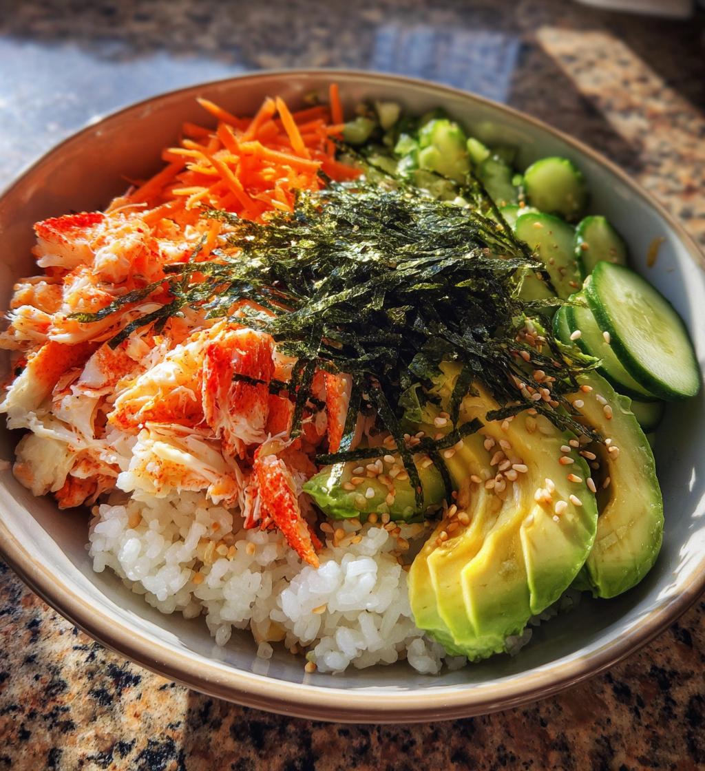 california sushi bowl - detail 1