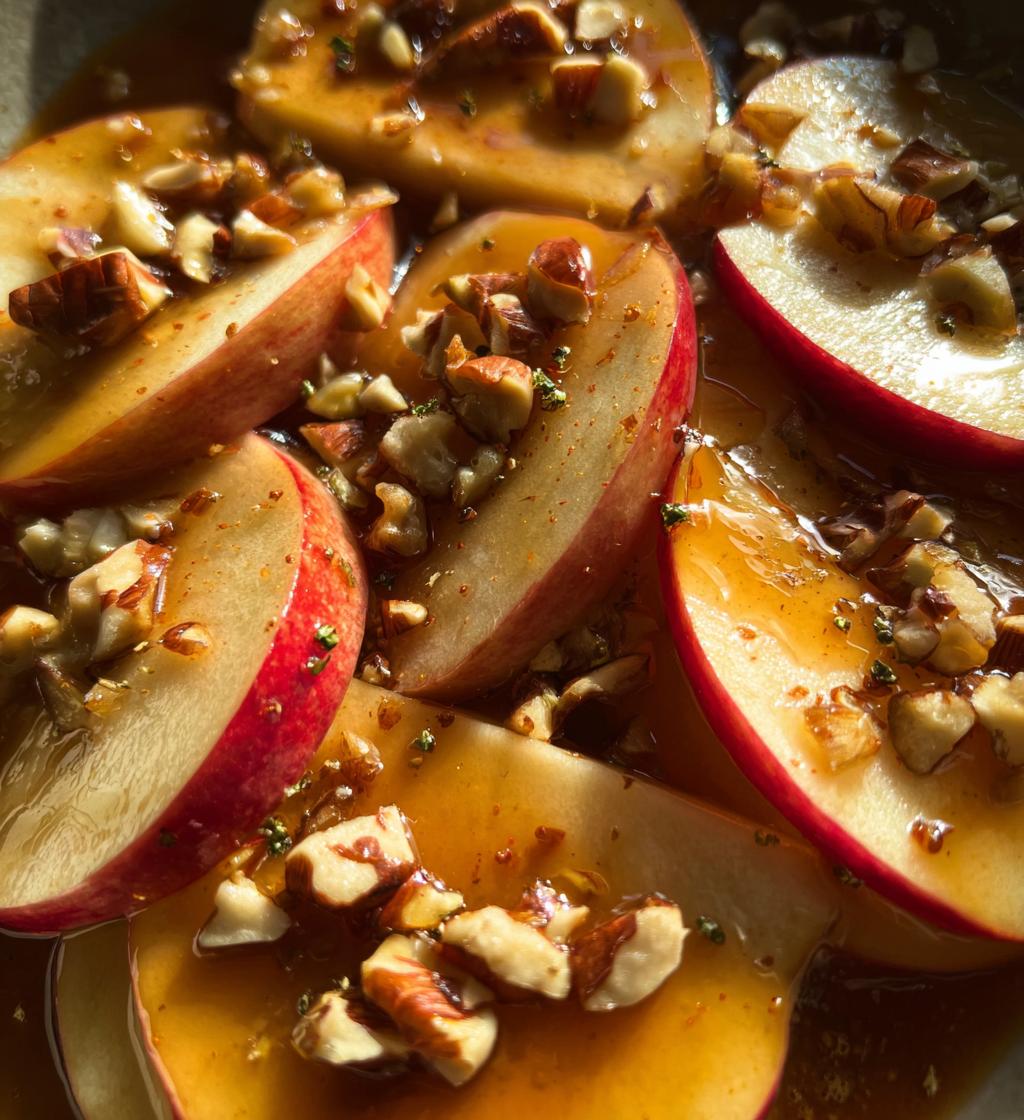 caramel apple slices - detail 1