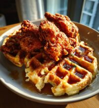 chicken and waffles