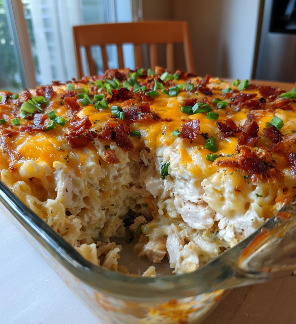 chicken bacon ranch casserole recipe - detail 1