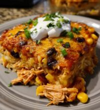 chicken taco casserole
