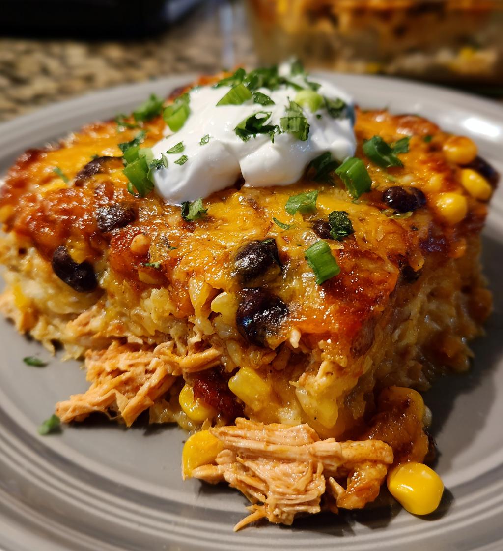chicken taco casserole