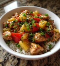 chicken teriyaki pineapple bowls recipe