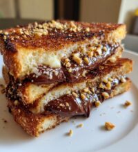 chocolate hazelnut panini