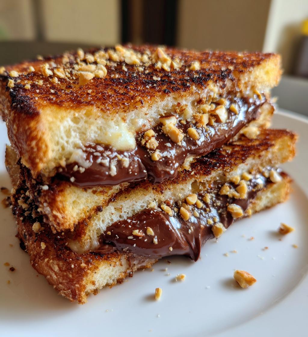 chocolate hazelnut panini