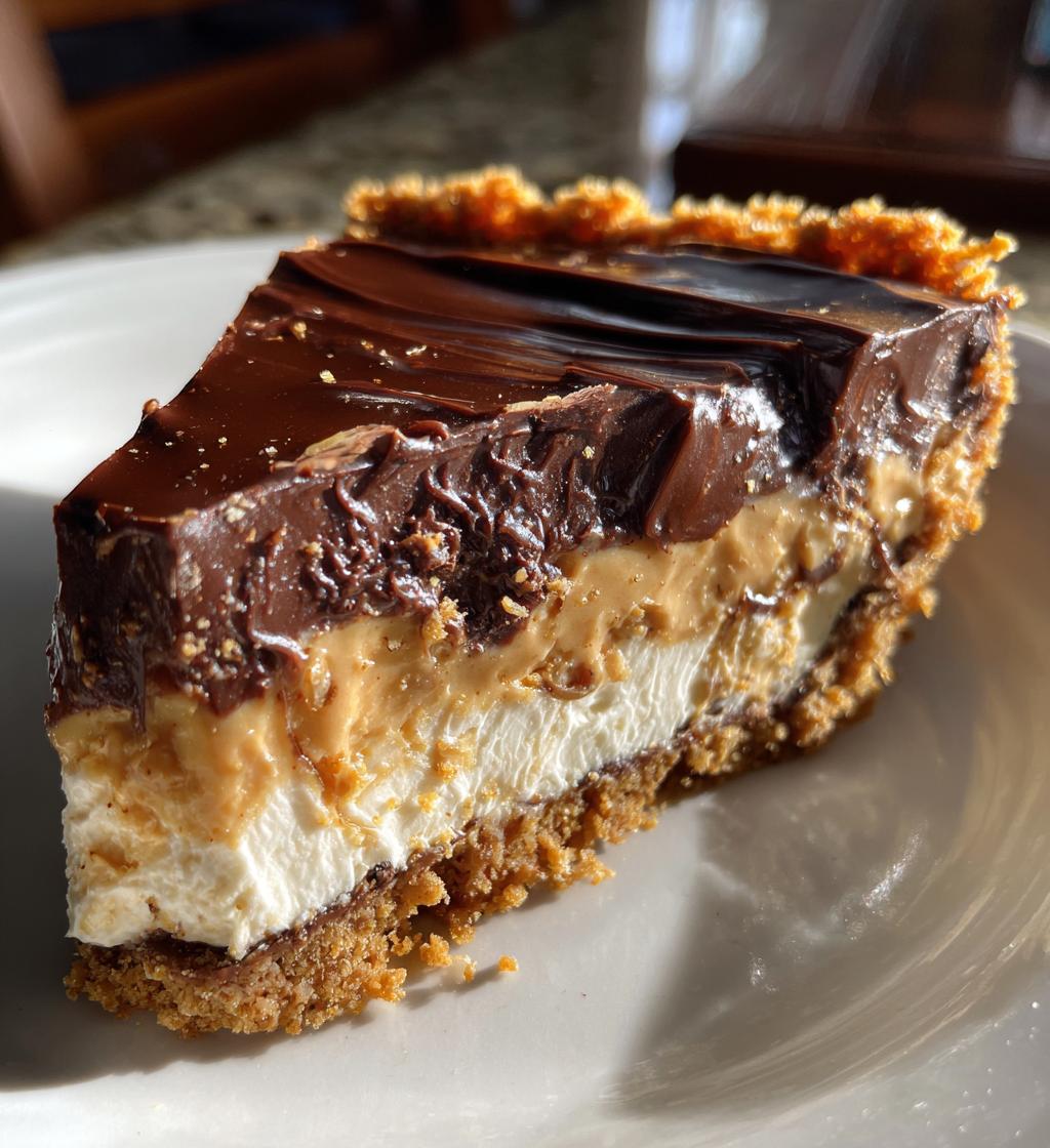 chocolate peanut butter pie
