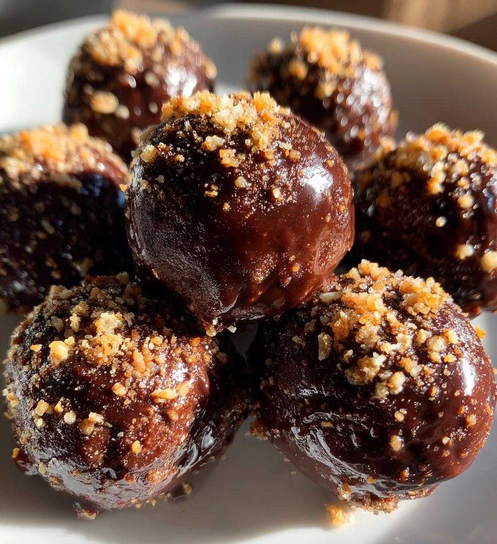chocolate rice krispie balls