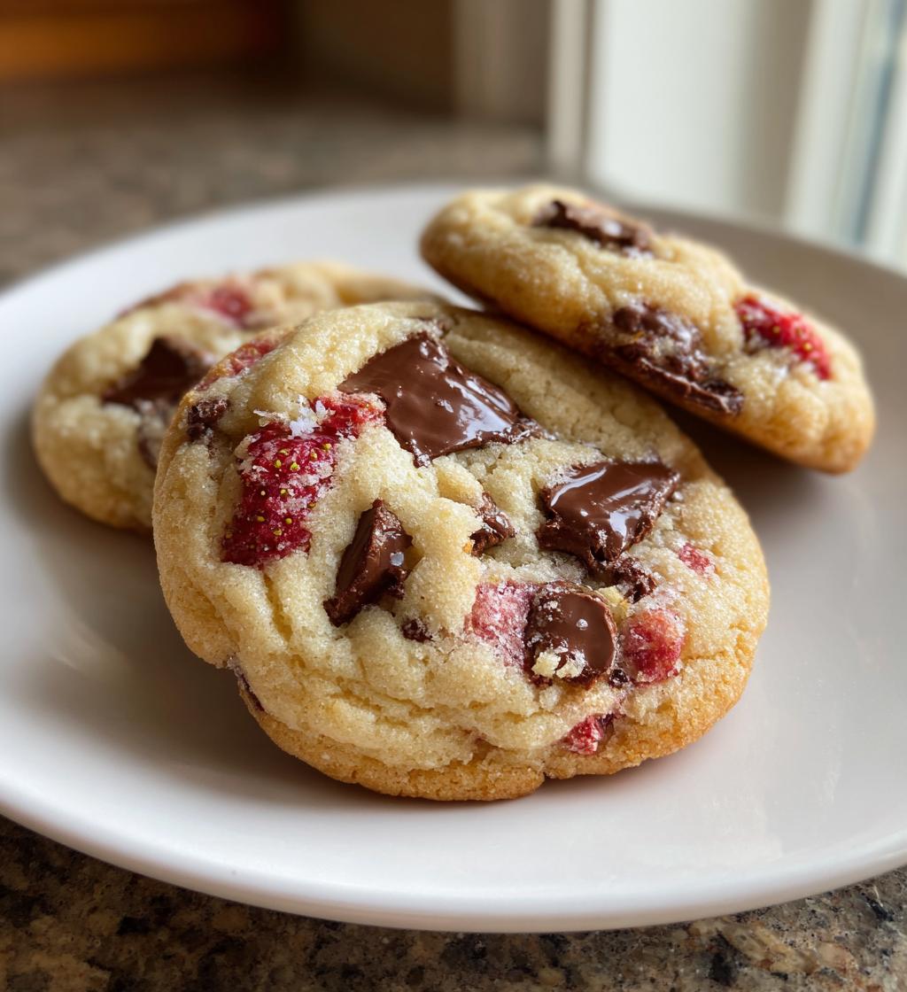 chocolate stuffed strawberry sugar cookies - detail 1