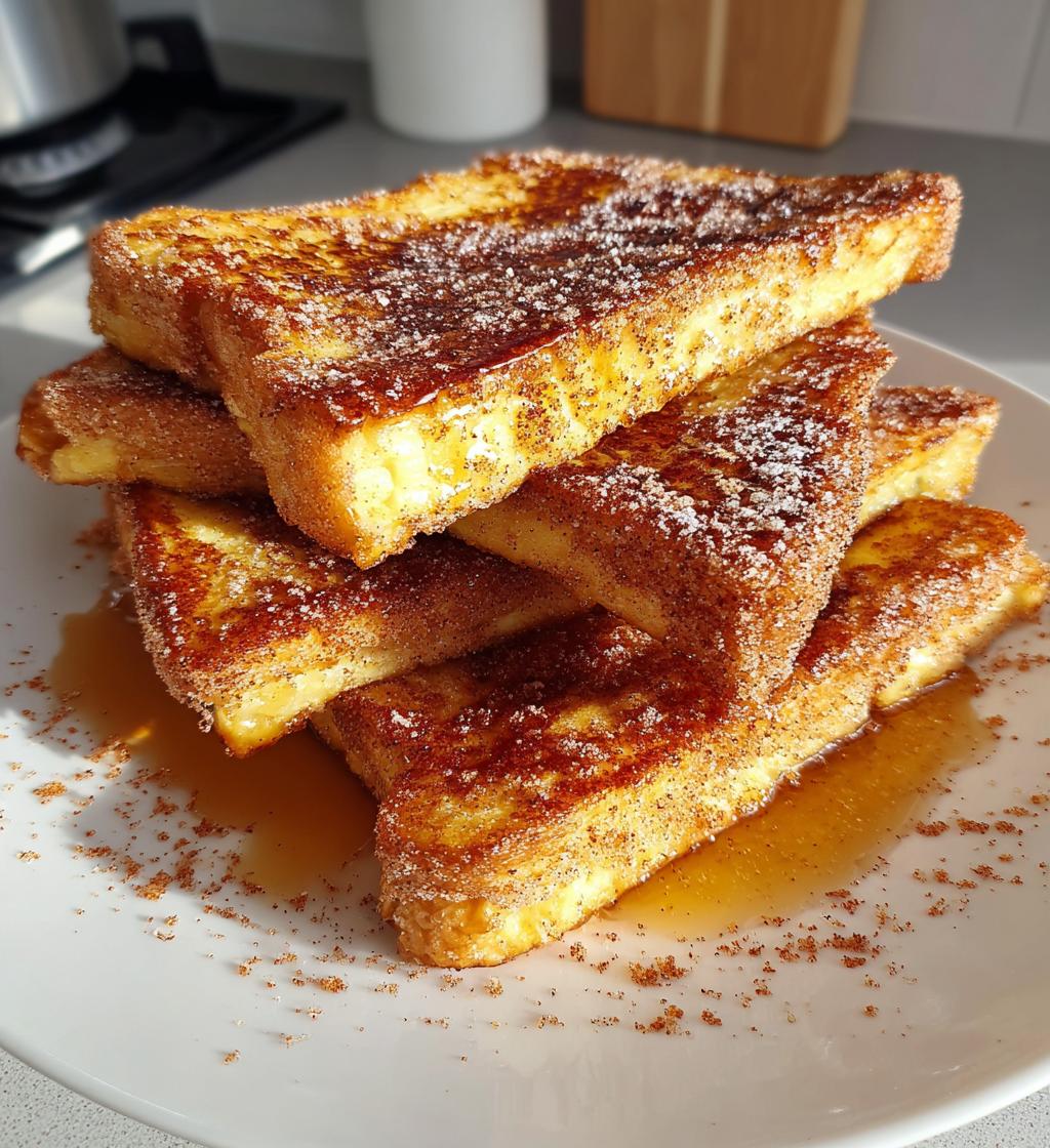churro french toast - detail 1