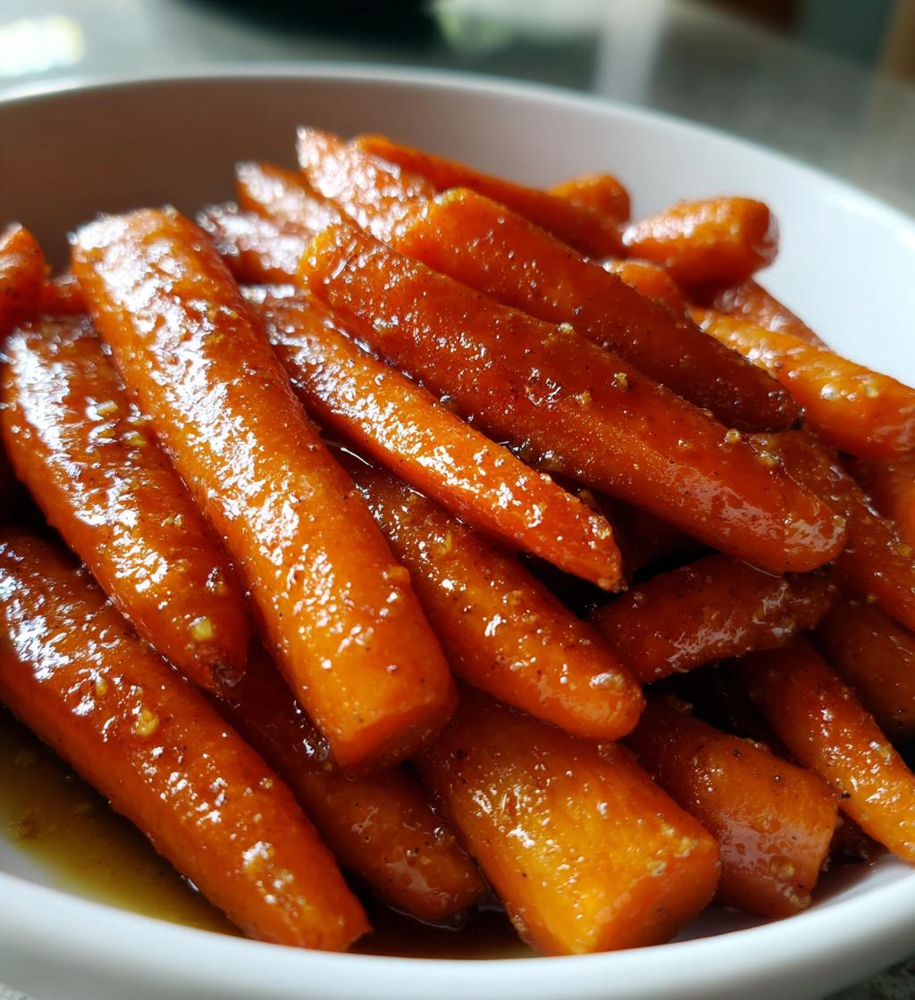 cinnamon glazed carrots recipe - detail 1