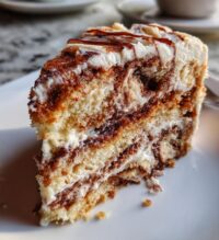 cinnamon roll layer cake
