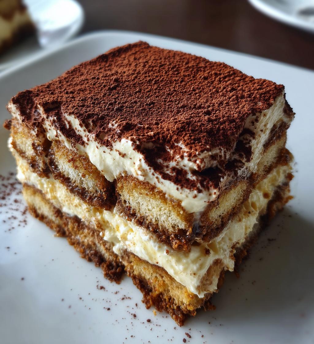 classic easy tiramisu - detail 1