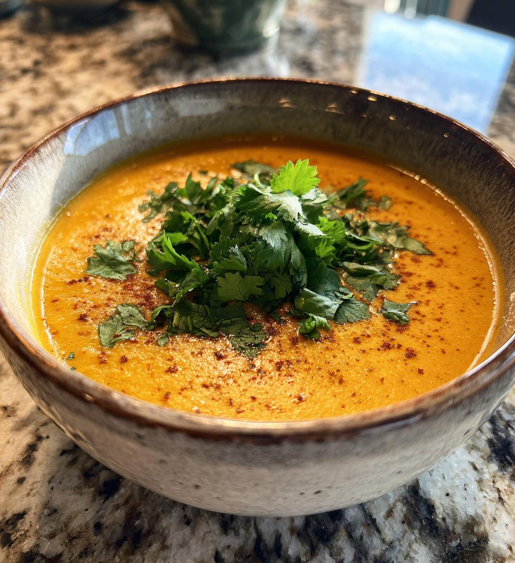 coconut curry pumpkin soup - detail 1