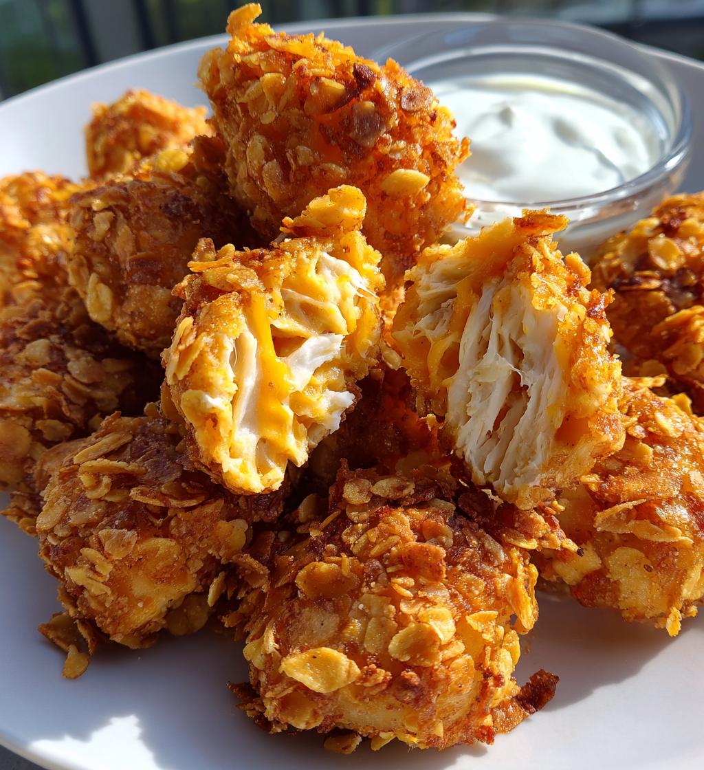cracker chicken bites - detail 1