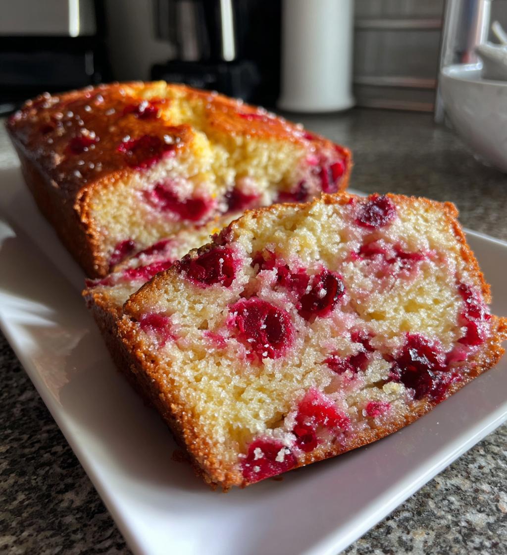 cranberry orange loaf