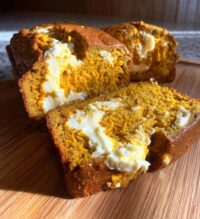 cream cheese filled pumpkin bread
