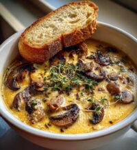 creamy french onion and mushroom soup recipe