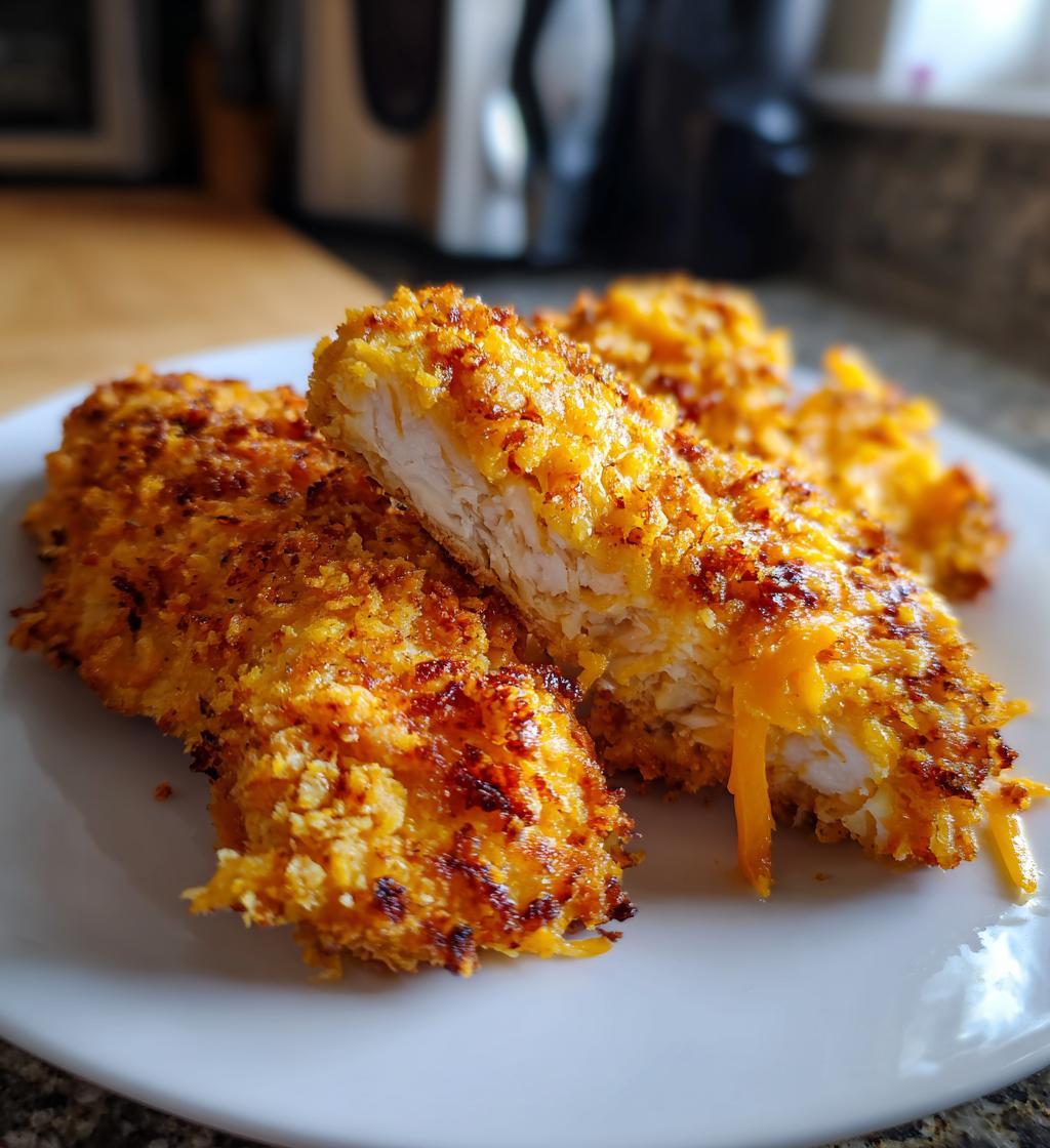 crispy cheddar chicken