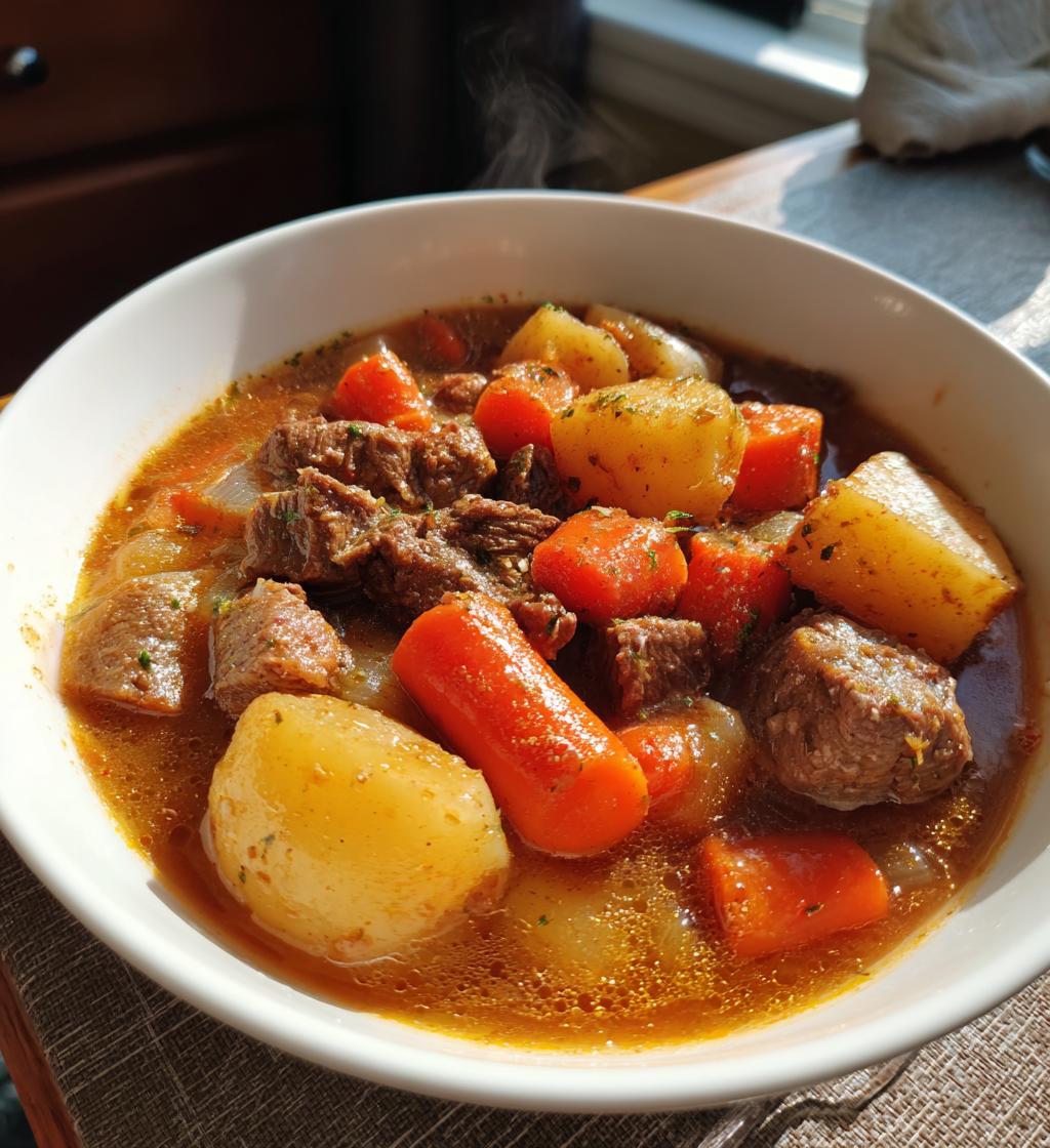 crock pot poor mans stew