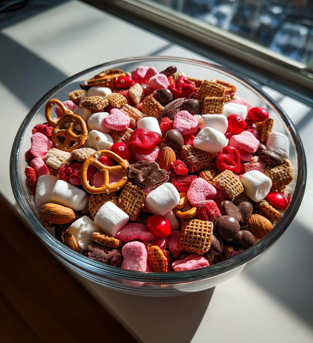 cupid crunch valentines day trail mix