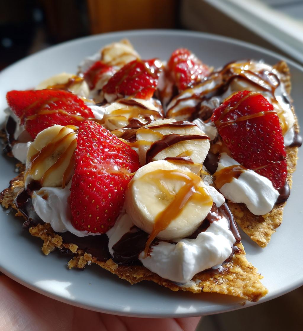 dessert nachos - detail 1