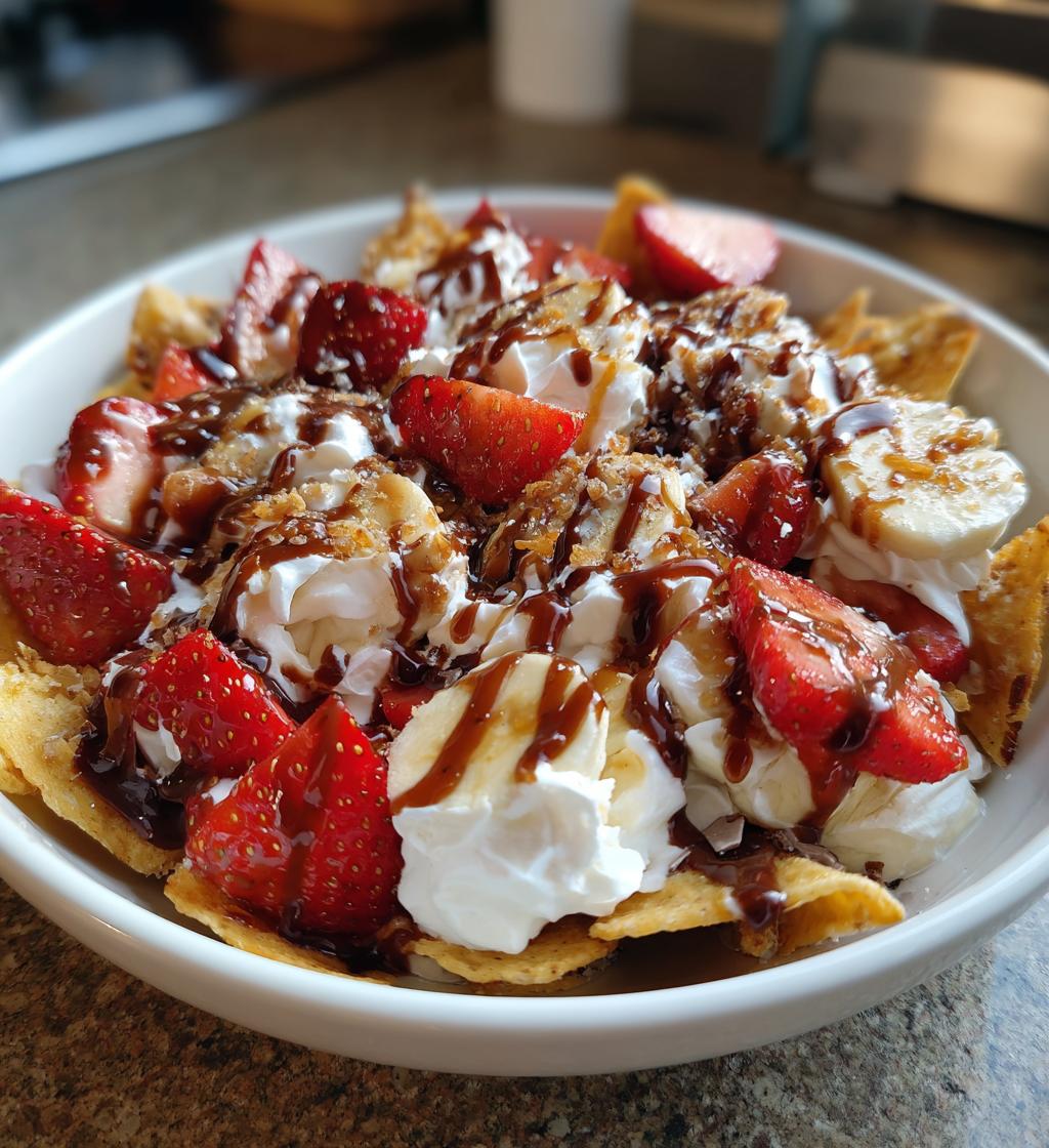dessert nachos