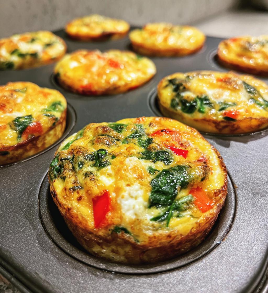 easy breakfast egg muffins - detail 1